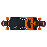 Orange Midnight 35" Frosty DTP Longboard