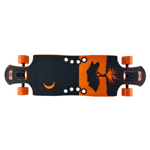 Orange Midnight 35" Frosty DTP Longboard